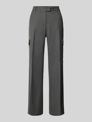 Regular fit stoffen broek met viscose, model 'Maine' Shop The Look MANNEQUINE