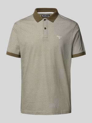 Regular Fit Poloshirt mit Label-Stitching Modell 'Shell' Shop The Look MANNEQUINE