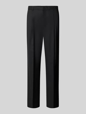 Spodnie z mieszanki wełny z szeroką nogawką i kieszenią z tyłu Shop The Look MANNEQUINE