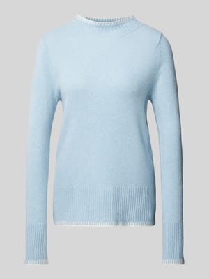 Wollen pullover met opstaande kraag Shop The Look MANNEQUINE