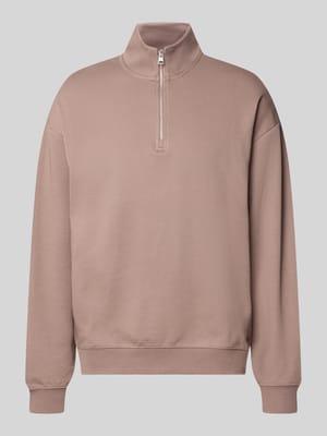 troyer o kroju regular fit z mieszanka bawełny model 'Dalizip' Shop The Look MANNEQUINE