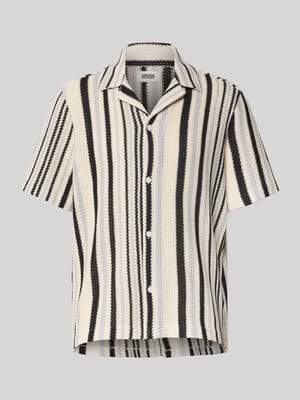 Vrijetijdsoverhemd met knoopsluiting, model 'BIJAN' Shop The Look MANNEQUINE