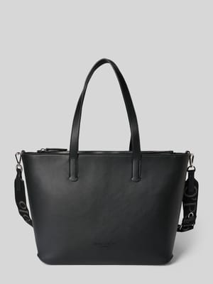 Shopper in Lederoptik mit zwei Tragevarianten Shop The Look MANNEQUINE