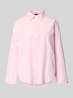 Regular Fit Bluse mit Brusttasche Shop The Look MANNEQUINE