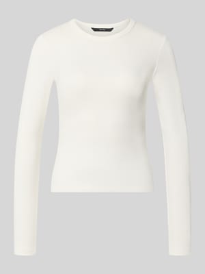 Slim Fit Langarmshirt aus Baumwoll-Mix Modell 'CHLOE' Shop The Look MANNEQUINE