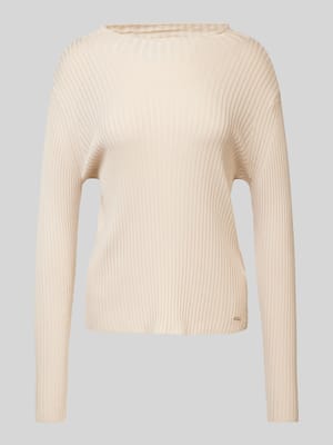 Strickpullover mit U-Boot-Ausschnitt Shop The Look MANNEQUINE