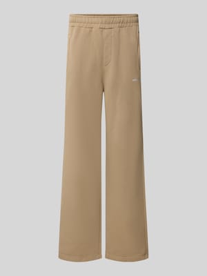 Loose Fit Sweatpants aus Baumwoll-Mix mit Label-Detail Shop The Look MANNEQUINE