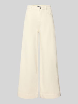 Wide Fit Jeans mit Logo-Detail Modell 'Eila' Shop The Look MANNEQUINE