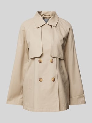 Trenchcoat mit Leistentaschen Modell 'VENICE' Shop The Look MANNEQUINE