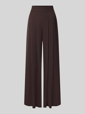 wide leg stoffen broek met ritszakken Shop The Look MANNEQUINE