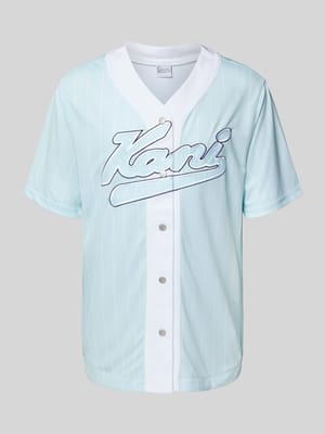 Vrijetijdsoverhemd met drukknoopsluiting Shop The Look MANNEQUINE