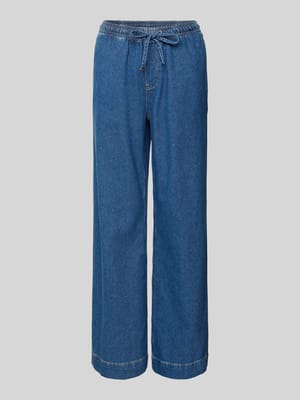 Wide Leg Jeans mit Tunnelzug Modell 'Miva' Shop The Look MANNEQUINE