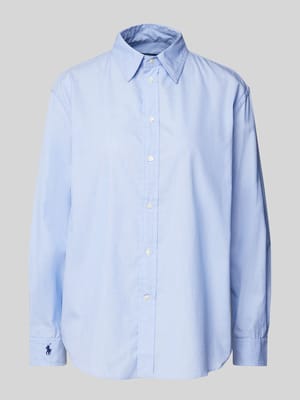 Oversize Fit Hemdbluse mit Kentkragen Shop The Look MANNEQUINE