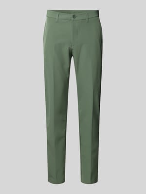 Slim Fit Hose aus wasserabweisendem Stretch-Gewebe Modell 'C_COMMUTER-SLIM' Shop The Look MANNEQUINE