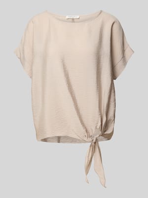 Blusenshirt mit Rundhalsausschnitt Shop The Look MANNEQUINE