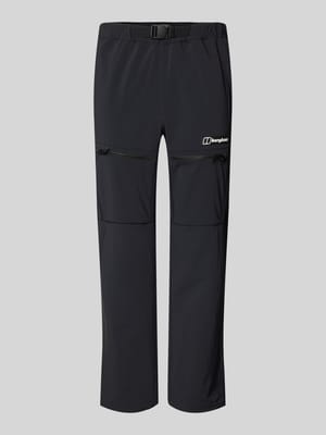 Slim Fit Hose mit Klickverschluss Modell 'Elswick' Shop The Look MANNEQUINE