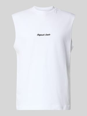 T-shirt met stitching Shop The Look MANNEQUINE