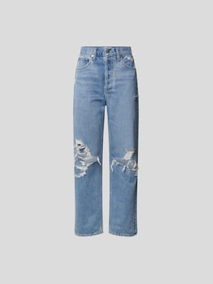 Loose Fit Jeans mit Destroyed-Effekten Shop The Look MANNEQUINE