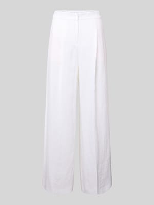 Relaxed Fit Hose aus Leinen-Mix Modell 'TIANA11' Shop The Look MANNEQUINE