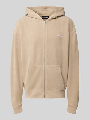 Oversized Fit Sweatjacke mit Label-Detail Modell 'Mezzano' Shop The Look MANNEQUINE
