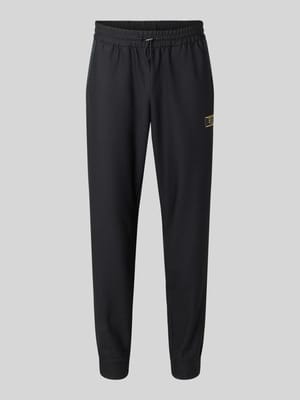 Regular Fit Sweatpants mit Strukturmuster Shop The Look MANNEQUINE