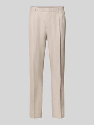 Pantalon met persplooien en steekzakken Shop The Look MANNEQUINE