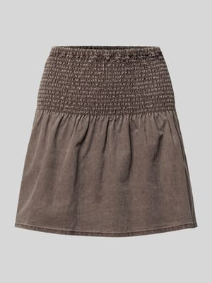 Minirock mit Smok-Detail Modell 'Oregon' Shop The Look MANNEQUINE