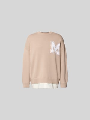 Oversized Pullover aus Woll-Mix Shop The Look MANNEQUINE