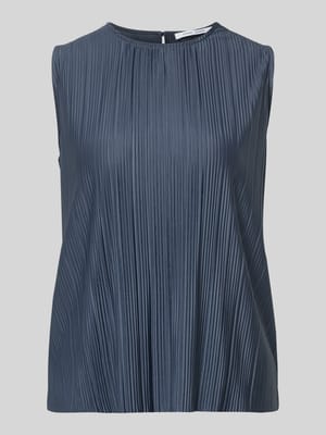 Blusenshirt mit Rundhalsausschnitt Modell 'SAUMA' Shop The Look MANNEQUINE