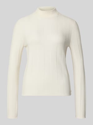 Strickpullover aus Schurwolle-Mix mit Stehkragen Shop The Look MANNEQUINE