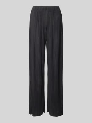 Wide Leg Hose mit Plisseefalten Modell 'PLISA' Shop The Look MANNEQUINE
