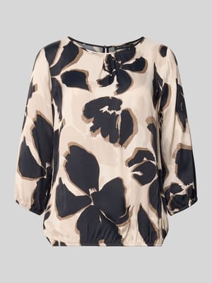 Loose Fit Langarmbluse aus reiner Viskose Modell 'NOS JULI' Shop The Look MANNEQUINE