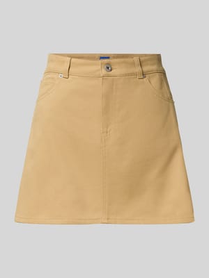 Uitlopende jeansrok van puur katoen, model 'RANDESO' Shop The Look MANNEQUINE