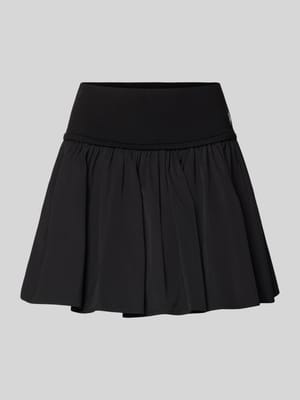 Rozkloszowana spódnica mini z czystej bawełny Shop The Look MANNEQUINE