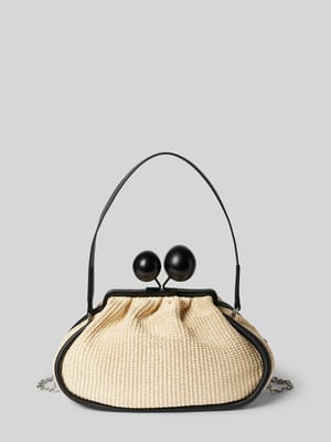 Handtasche mit Bügelverschluss Modell 'EFEBO' Shop The Look MANNEQUINE
