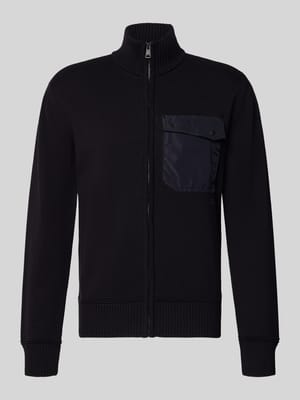 Kurtka z dzianiny ze stójką model ‘BERTI’ Shop The Look MANNEQUINE