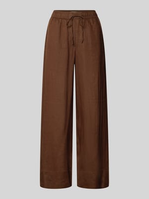 Loose Fit Weite Hose aus reinem Leinen Shop The Look MANNEQUINE