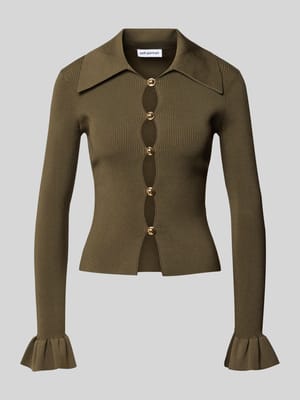 Slim Fit Bluse aus Viskose-Mix Shop The Look MANNEQUINE