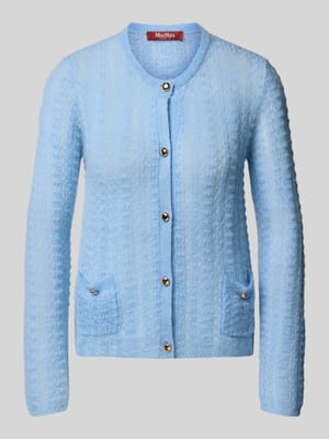 Kurtka o kroju regular fit z dzianiny z mieszanki moheru i wełny model ‘GOLIA’ Shop The Look MANNEQUINE