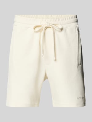 Regular Fit Sweatshorts mit Strukturmuster Modell 'Tim' Shop The Look MANNEQUINE