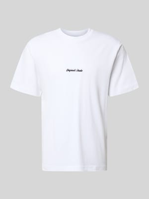 T-Shirt mit Label-Stitching Modell 'NORREBRO' Shop The Look MANNEQUINE