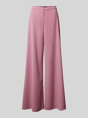 Wide leg stoffen broek met verborgen sluiting Shop The Look MANNEQUINE