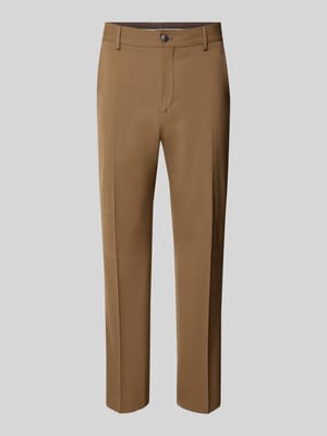 Slim fit pantalon met viscose, model 'LIAM' Shop The Look MANNEQUINE