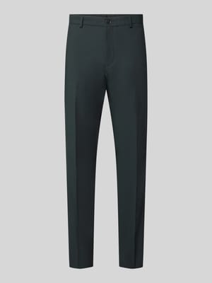 Spodnie garniturowe o kroju slim fit z dodatkiem wiskozy model 'Pure' Shop The Look MANNEQUINE