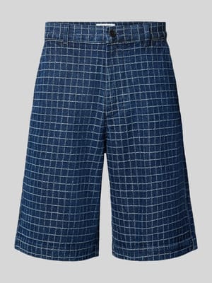 Bermudy w kroju regular fit z dodatkiem wiskozy model 'Luca' Shop The Look MANNEQUINE