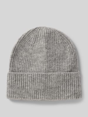 Gebreide muts met brede omslag, model 'IAIVO' Shop The Look MANNEQUINE