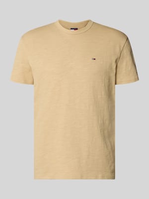 Regular Fit T-Shirt aus reiner Baumwolle Shop The Look MANNEQUINE