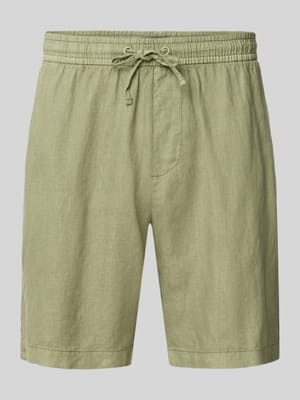 Shorts met elastische tailleband en achterzak Shop The Look MANNEQUINE
