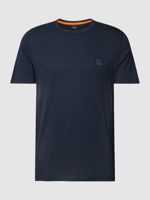 T-shirt met logostitching, model 'TEGOOD' Shop The Look MANNEQUINE