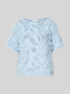 Relaxed Fit Bluse mit Fransen Modell 'MYLINE' Shop The Look MANNEQUINE
